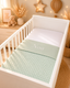 bubbel babydeken gepersonaliseerd babydeken met naam mint groen