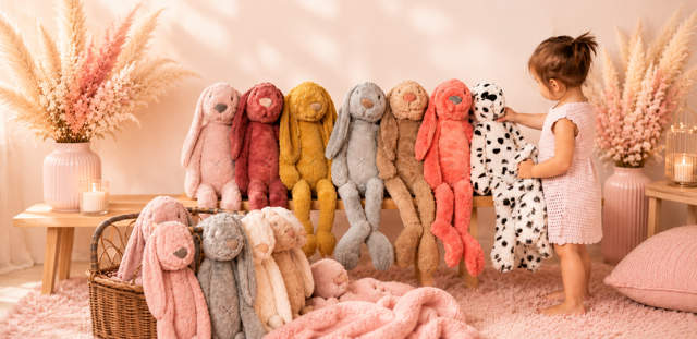 Happy Horse knuffels met naam kraamcadeau geboorte