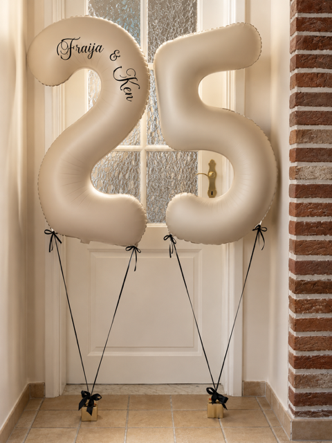Cijfer Ballon Folie met Helium met naam Hoofdafbeelding