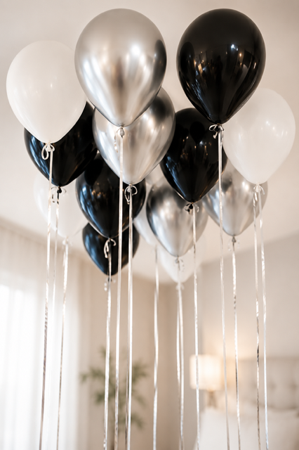 Helium latex ballon per stuk jubileum feestje  Hoofdafbeelding