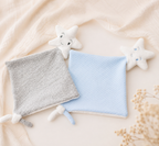 Living Nature knuffeldoekje met naam baby gepersonaliseerd kraamcadeau doudou little star